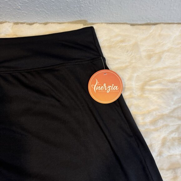 Inerzia Athleisure Skirt Skort Womens Size 3X Black Stretchy Comfy Golf Tennis - Picture 2 of 7